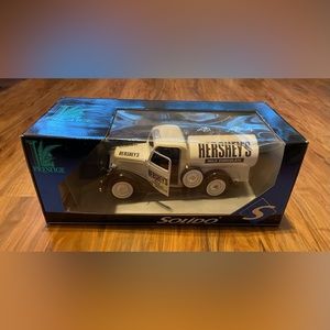 Hersey’s die-cast model truck. In box.